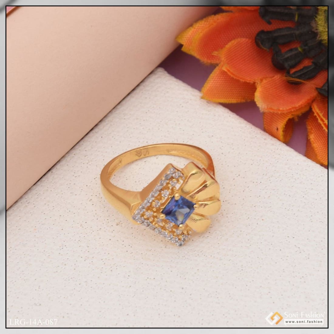 Buy Kanak Jewels Gold Plated Artificial antique ring for women & girls  Diamond Studded Wedding Jewelry Online at Best Prices in India - JioMart.
